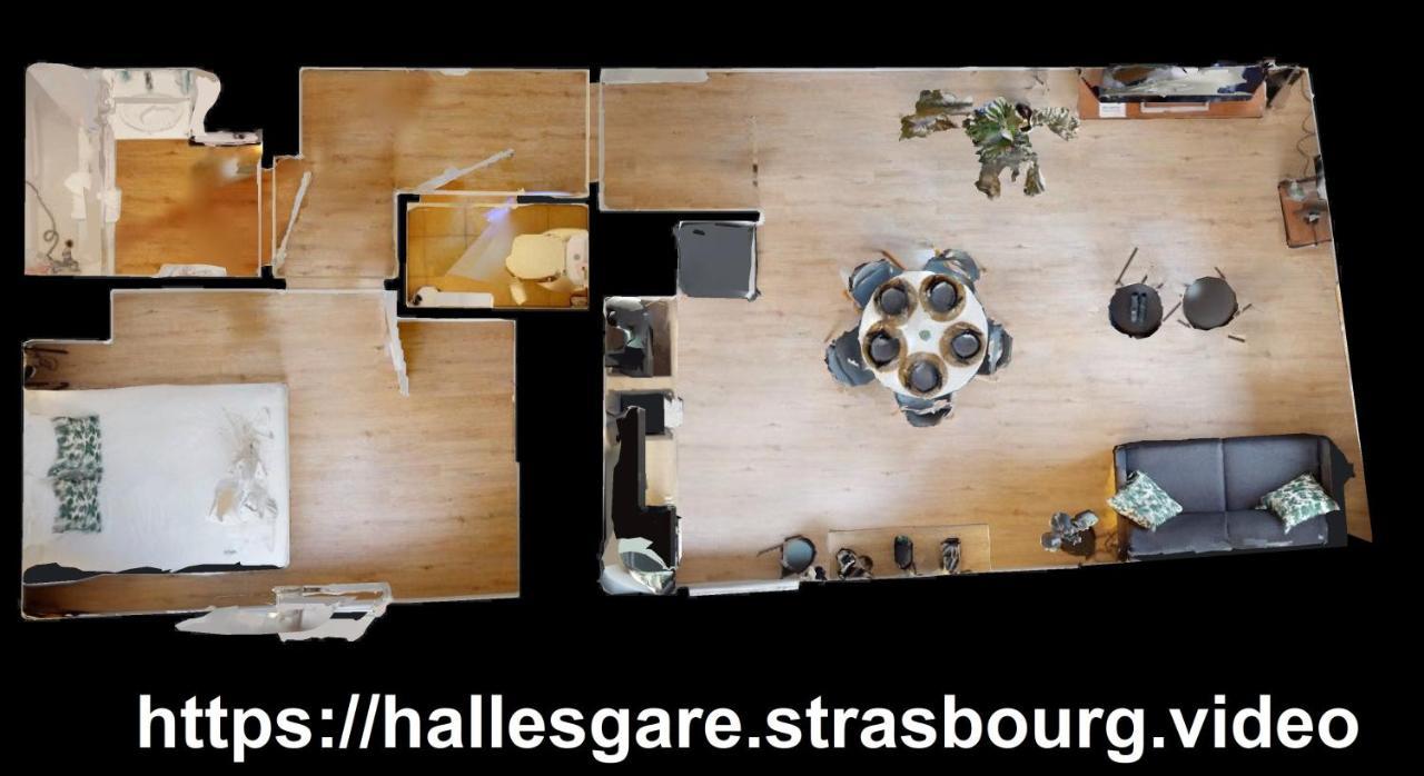 Hallesgare 1 Free Parking Strasbourg Eksteriør billede