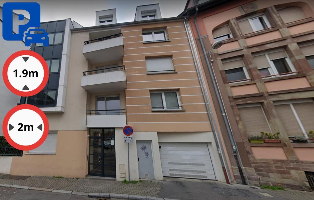Hallesgare 1 Free Parking Strasbourg Eksteriør billede